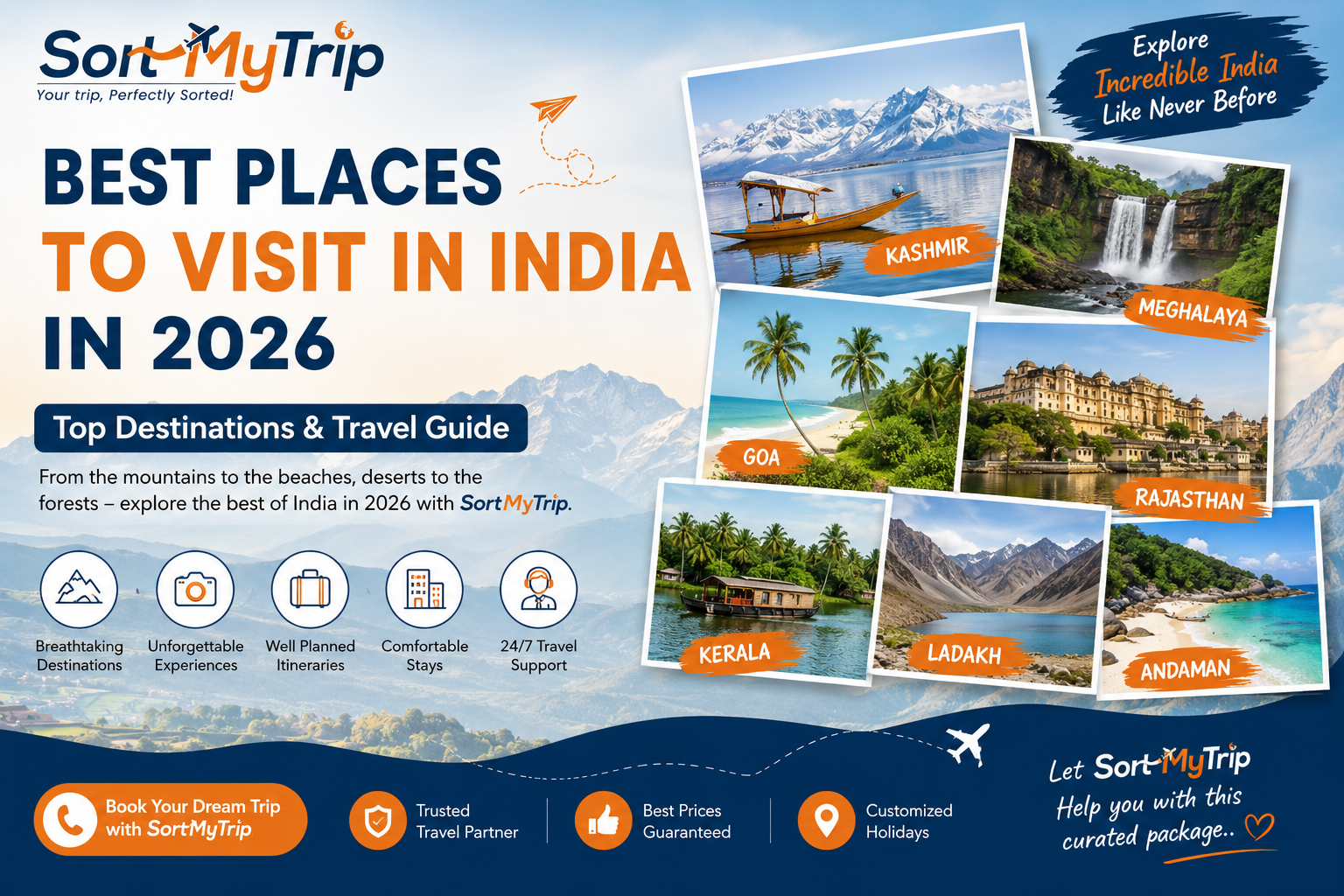 Best Places to Visit in India in 2026: Top Destinations & Travel Guide